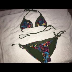 Dark Green Bikini